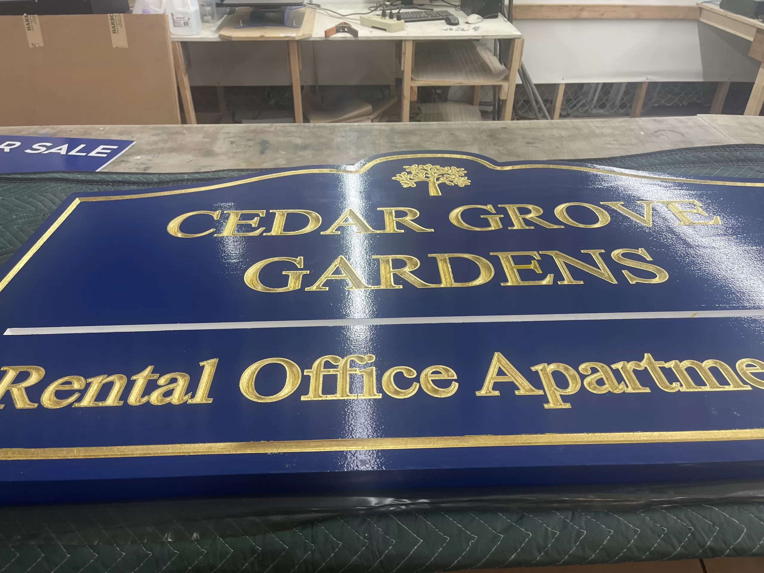 The Brilliance Of Karat Gold Leaf In Exterior Carved Signs Signs